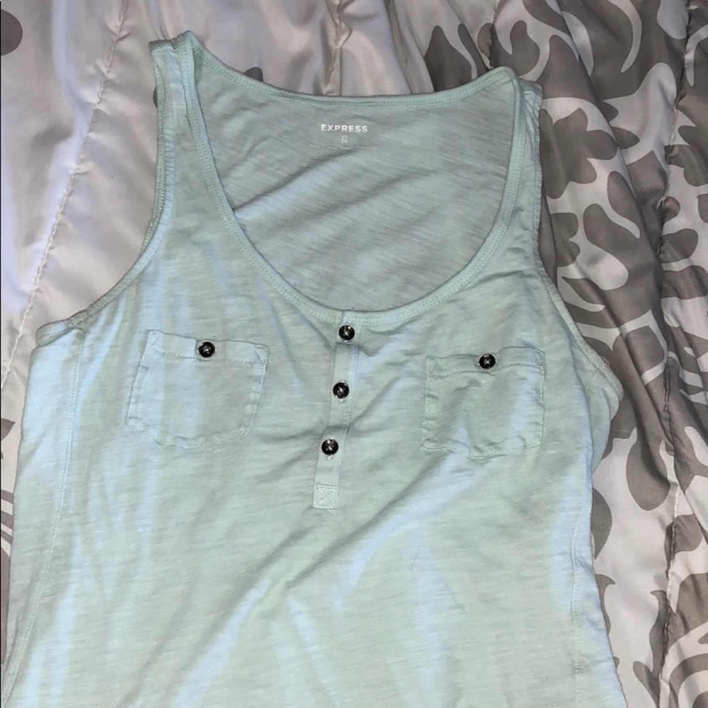 Light blue tank top